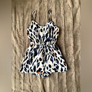 ANIMAL PRINT ROMPER